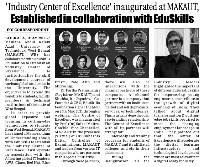 EduSkills program and partnership